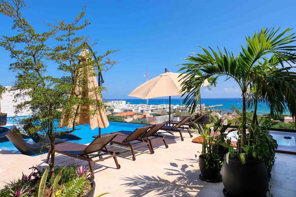 Stayon5A.Av.Penthouse With Privatepool Freeparking Плая дел Кармен Екстериор снимка